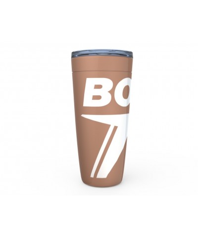 David Bowie Viking Tumbler | White 75th Logo Tumbler $10.23 Drinkware