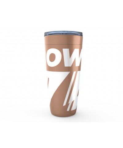 David Bowie Viking Tumbler | White 75th Logo Tumbler $10.23 Drinkware