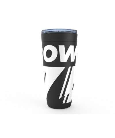 David Bowie Viking Tumbler | White 75th Logo Tumbler $10.23 Drinkware