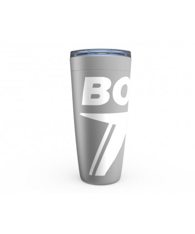 David Bowie Viking Tumbler | White 75th Logo Tumbler $10.23 Drinkware