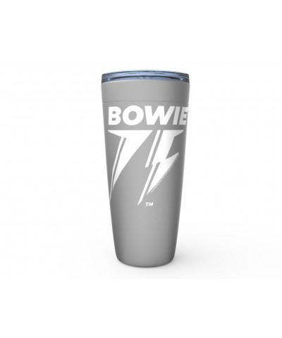 David Bowie Viking Tumbler | White 75th Logo Tumbler $10.23 Drinkware