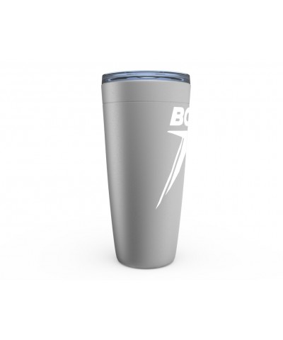 David Bowie Viking Tumbler | White 75th Logo Tumbler $10.23 Drinkware