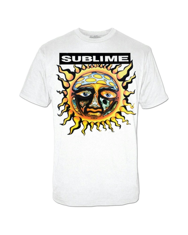 Sublime Sun Logo White Tee $9.48 Shirts