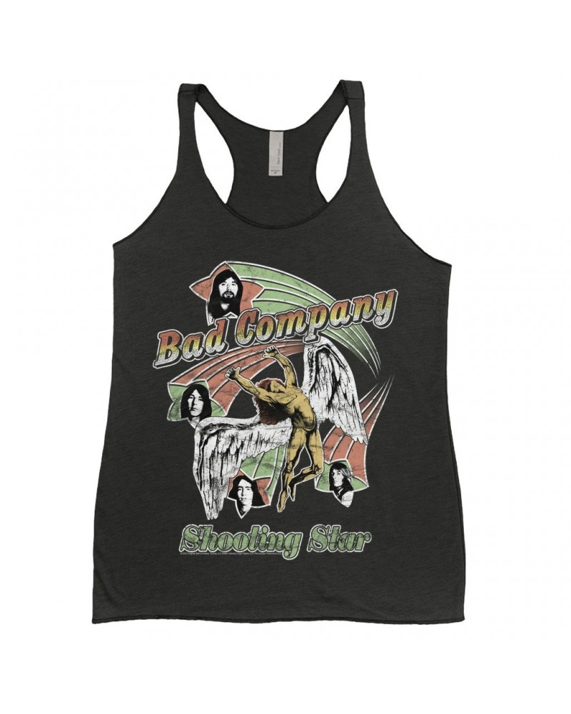 Bad Company Ladies' Tank Top | Retro Shooting Star '75 Distressed Shirt $9.55 Shirts