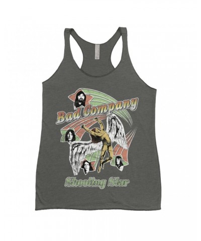 Bad Company Ladies' Tank Top | Retro Shooting Star '75 Distressed Shirt $9.55 Shirts