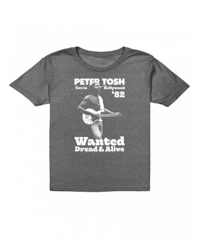 Peter Tosh Kids T-Shirt | Live In Hollywood '82 Kids T-Shirt $11.48 Kids