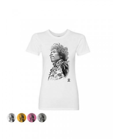 Jimi Hendrix Women's Statue-esque T-Shirt $9.60 Shirts