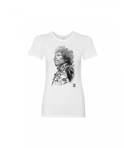 Jimi Hendrix Women's Statue-esque T-Shirt $9.60 Shirts