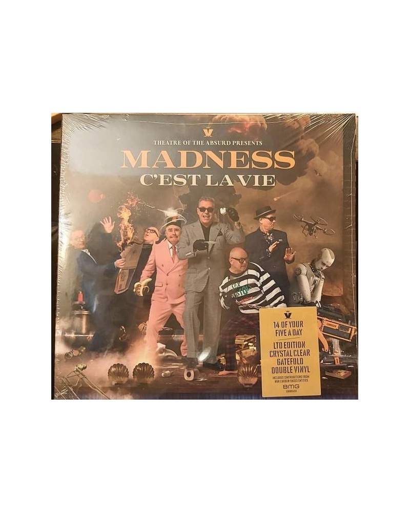 Madness THEATRE OF THE ABSURD PRESENTS C'EST LA VIE (X) (2LP/LIMITED EDITION/CRYSTAL CLEAR VINYL) Vinyl Record $16.94 Vinyl