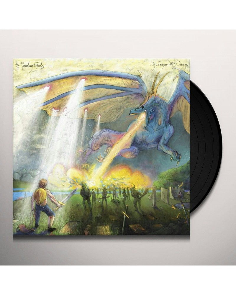 The Mountain Goats IN LEAGUE WITH DRAGONS (DRAGONSCALE SLIPCASE) Vinyl Record $16.00 Vinyl