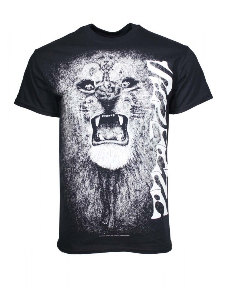 Santana T Shirt | Santana White Lion T-Shirt $7.78 Shirts