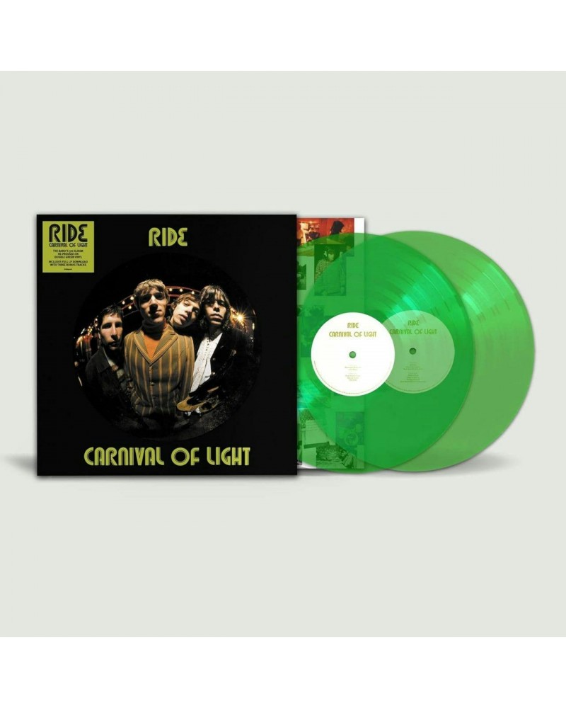 Ride Carnival of Light (2LP/Transparent Green) Vinyl Record $17.60 Vinyl