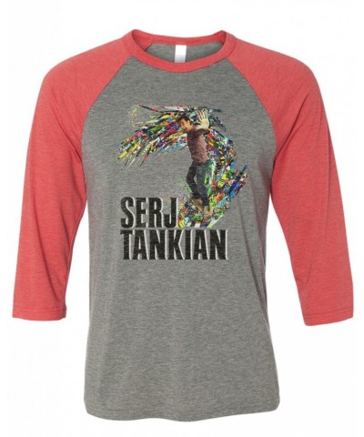 Serj Tankian Men's | Waverider | 3/4 Sleeve Baseball Tee $13.50 Shirts