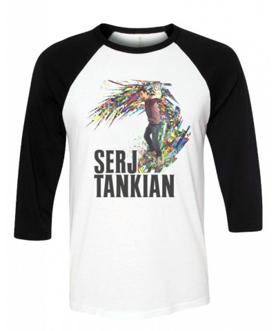 Serj Tankian Men's | Waverider | 3/4 Sleeve Baseball Tee $13.50 Shirts