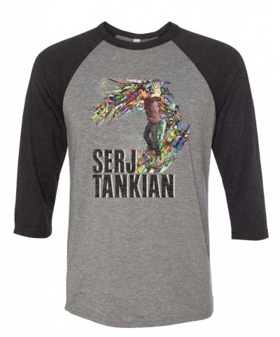 Serj Tankian Men's | Waverider | 3/4 Sleeve Baseball Tee $13.50 Shirts