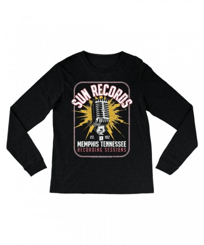 Sun Records Long Sleeve Shirt | Memphis Tennessee Recording Sessions Shirt $12.58 Shirts