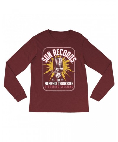 Sun Records Long Sleeve Shirt | Memphis Tennessee Recording Sessions Shirt $12.58 Shirts