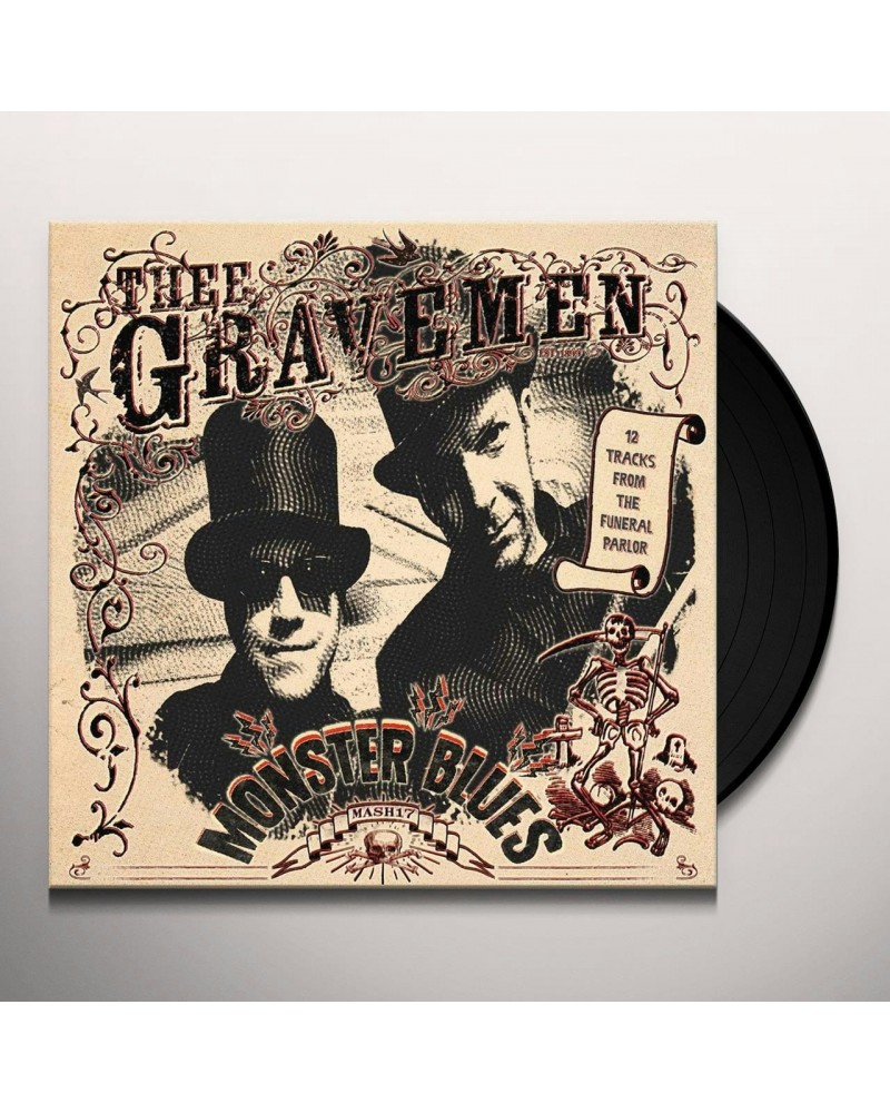 Thee Gravemen MONSTER BLUES Vinyl Record $4.75 Vinyl