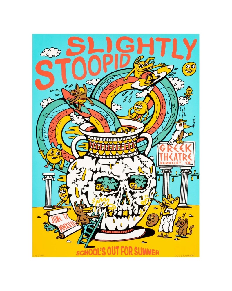 Slightly Stoopid Berkeley CA - 6.17.18 Poster $9.30 Decor