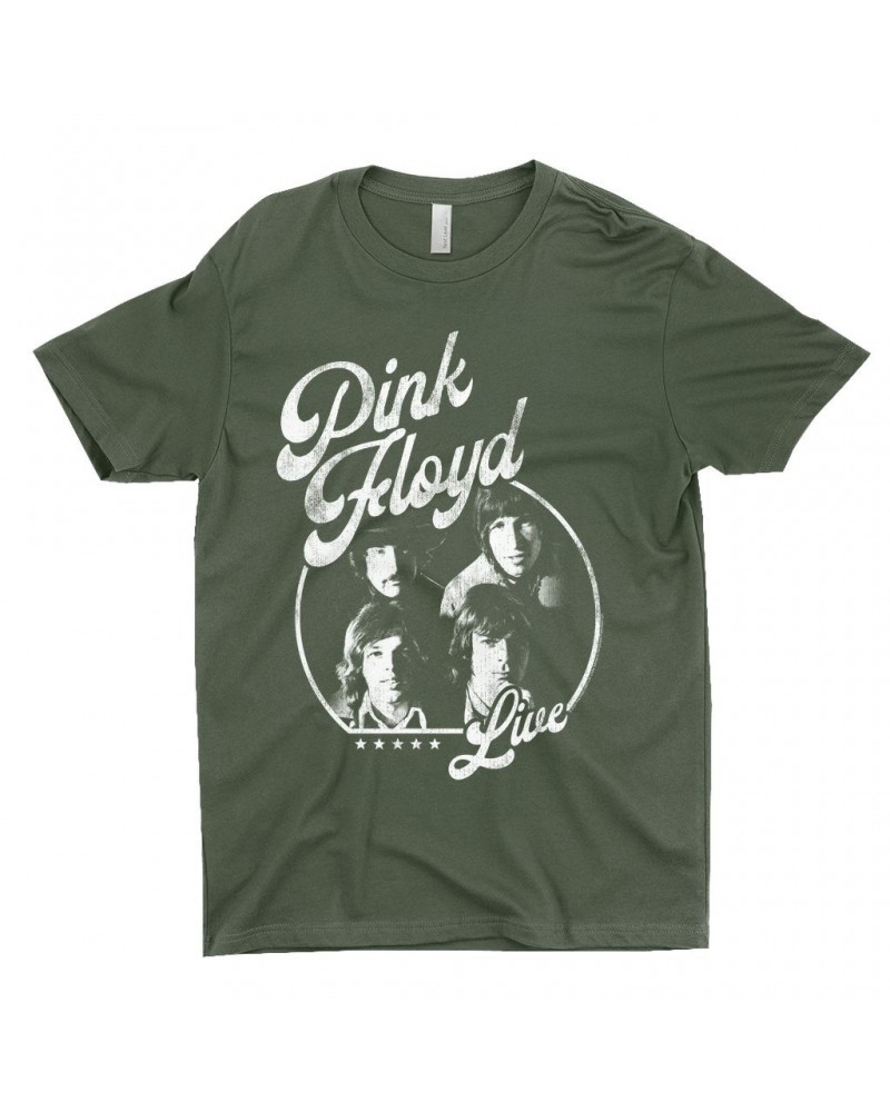 Pink Floyd T-Shirt | Live In Concert Distressed Shirt $9.48 Shirts