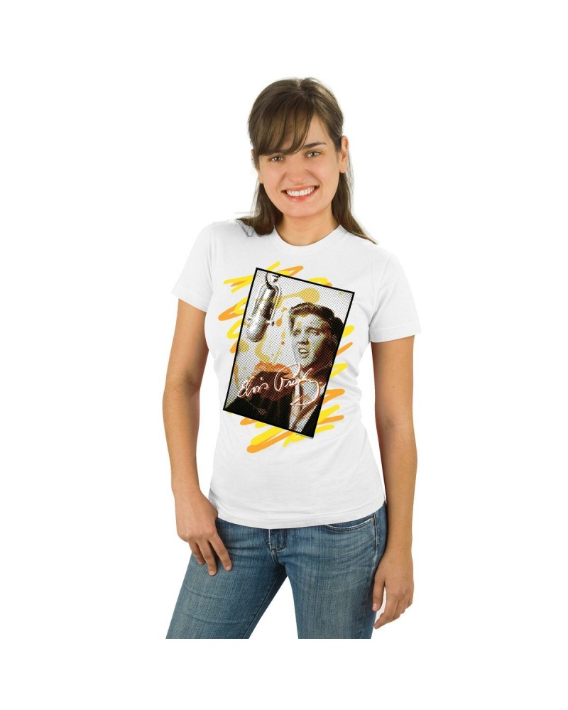 Elvis Presley Early Mic Ladies T-shirt $2.25 Shirts