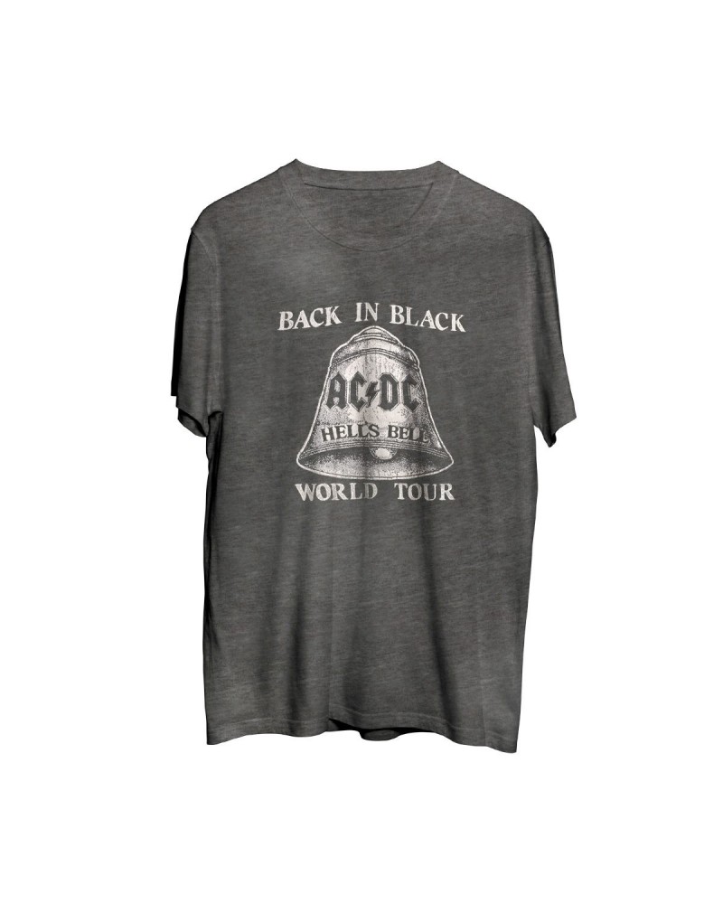 AC/DC Back In Black World Tour Grey T-Shirt $1.70 Shirts