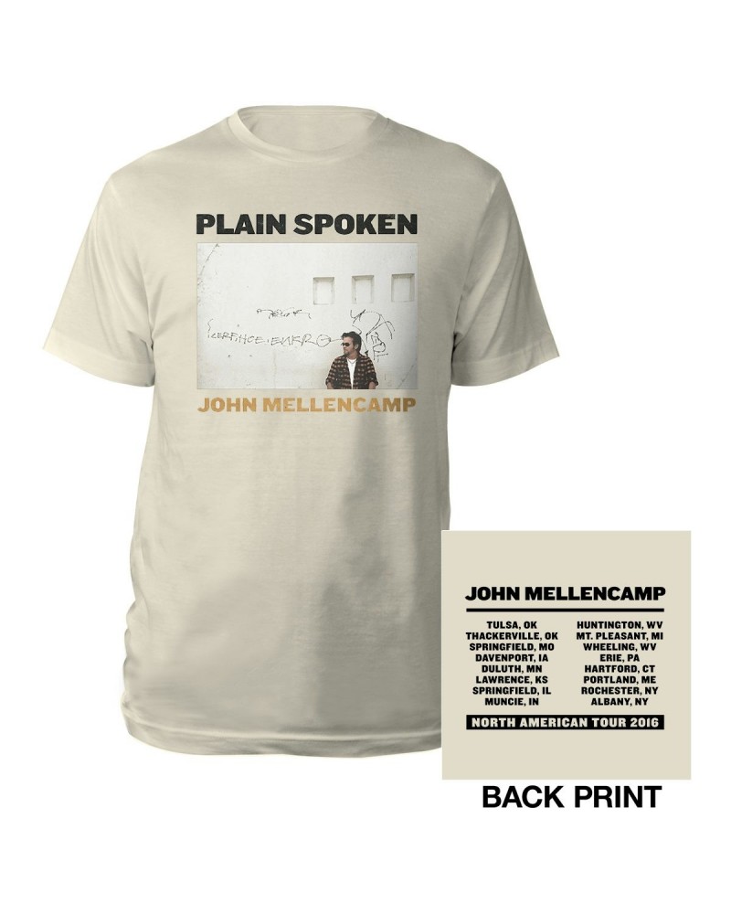 John Mellencamp Plain Spoke 2016 Album Tee $9.48 Shirts