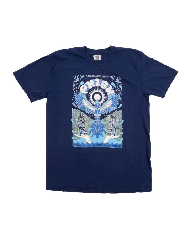 Phish Water Phoenix Rising Tee on True Navy $14.80 Shirts