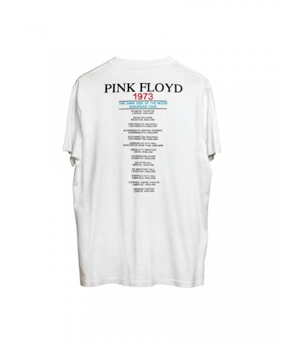 Pink Floyd The Dark Side of the Moon White T-shirt $10.75 Shirts