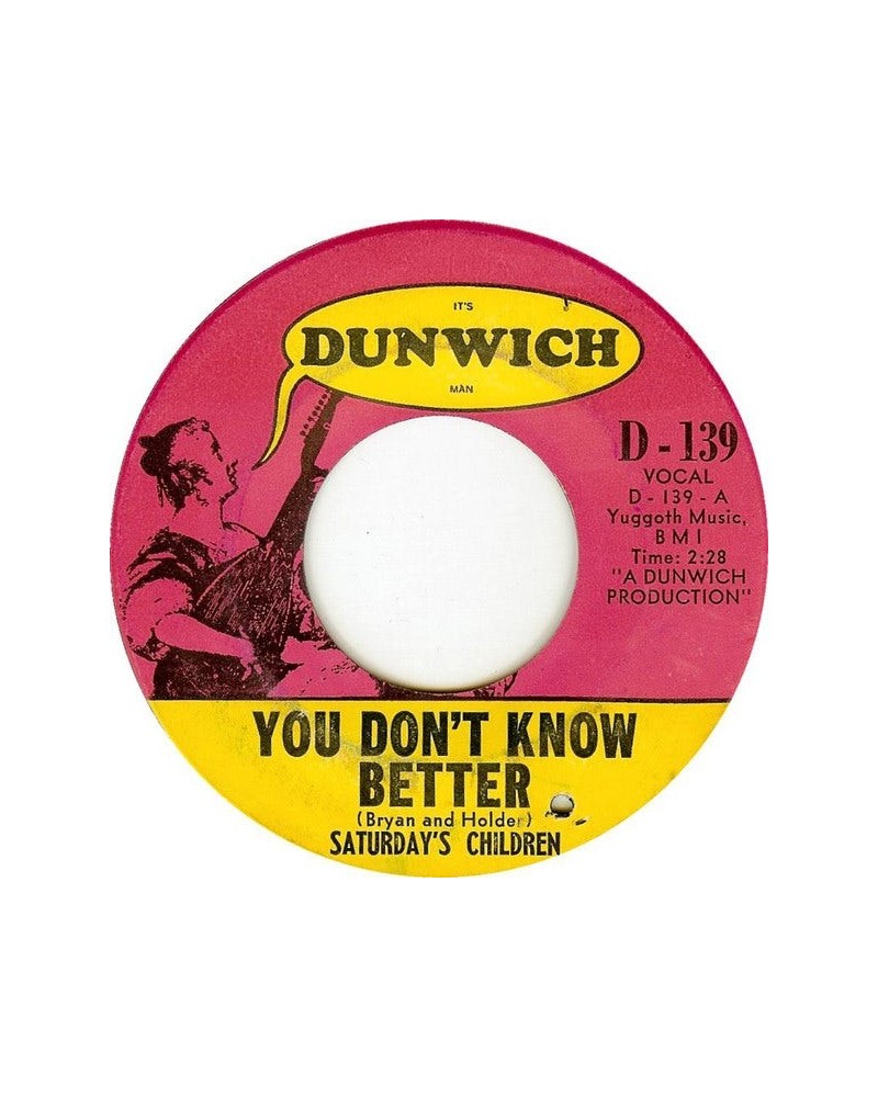 Saturday's Children YOU DON'T KNOW BETTER Vinyl Record $5.83 Vinyl