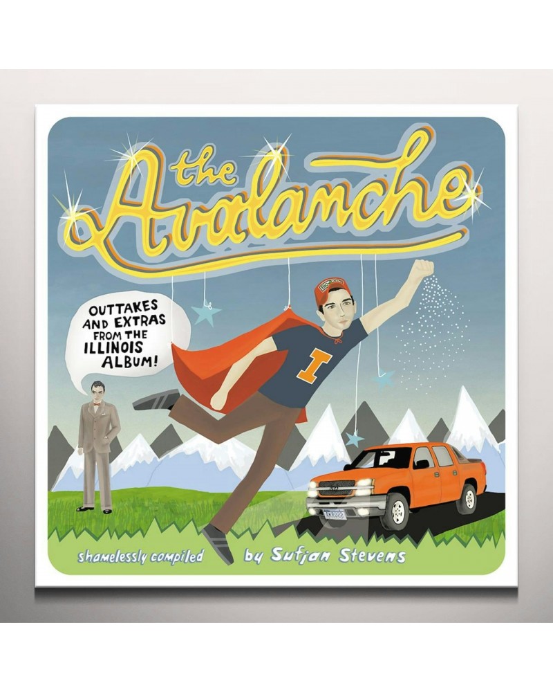 Sufjan Stevens AVALANCHE - Limited Edition Orange & White Colored Double Vinyl Record $7.69 Vinyl