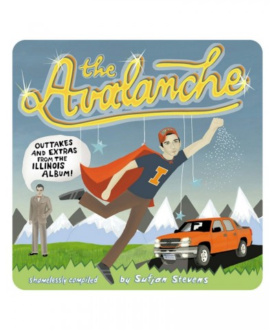 Sufjan Stevens AVALANCHE - Limited Edition Orange & White Colored Double Vinyl Record $7.69 Vinyl