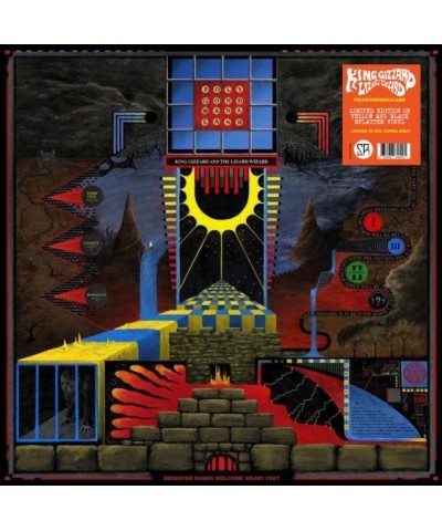 King Gizzard & The Lizard Wizard LP Vinyl Record Polygondwanaland (Yellow/Black Splatter Vinyl) $14.94 Vinyl