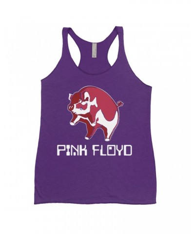 Pink Floyd Ladies' Tank Top | Animals '77 Reissue Design Shirt $11.29 Shirts