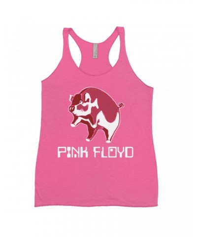 Pink Floyd Ladies' Tank Top | Animals '77 Reissue Design Shirt $11.29 Shirts