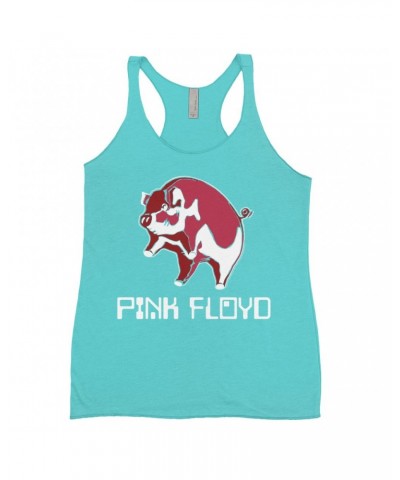 Pink Floyd Ladies' Tank Top | Animals '77 Reissue Design Shirt $11.29 Shirts